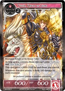 Ywain, Knight of Lions - Battle for Attoractia - Force of Will card