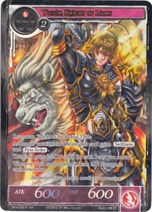 Ywain, Knight of Lions (Full Art) - Battle for Attoractia - Force of Will card