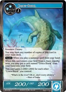 Croco-Shark - Battle for Attoractia - Force of Will card