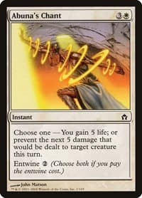 Abuna's Chant - Fifth Dawn - Magic: The Gathering card