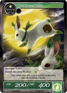 Moonbreeze Rabbit - Battle for Attoractia - Force of Will card