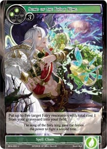 Song of the Fairy King - Battle for Attoractia - Force of Will card