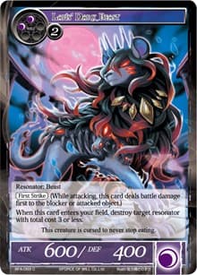Lapis' Dark Beast - Battle for Attoractia - Force of Will card