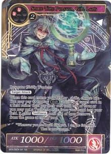 Interdimensional Monarch, Gill Lapis // Space-Time Pursuer, Gill Lapis (Full Art) - Battle for Attoractia - Force of Will card