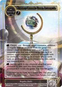 Attoractia, Dimension of the Seven Kings // Illusionary Demonic Globe, Attoractia - Battle for Attoractia - Force of Will card
