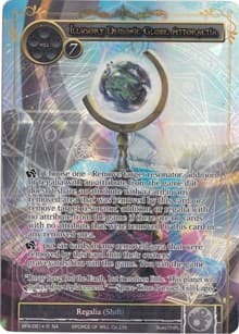 Attoractia, Dimension of the Seven Kings // Illusionary Demonic Globe, Attoractia (Full Art) - Battle for Attoractia - Force of Will card
