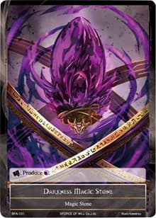 Darkness Magic Stone - Battle for Attoractia - Force of Will card