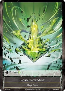 Wind Magic Stone - Battle for Attoractia - Force of Will card
