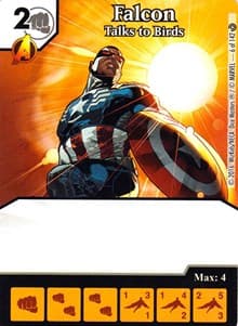 Falcon - Talks to Birds - Civil War - Dice Masters card