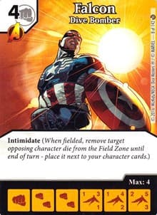 Falcon - Dive Bomber - Civil War - Dice Masters card