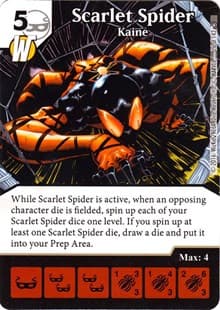 Scarlet Spider - Kaiine - Civil War - Dice Masters card