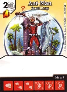 Ant-Man - Scott Lang - Civil War - Dice Masters card