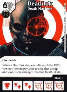 Deathlok - Death Machine - Civil War - Dice Masters card