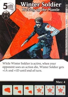 Winter Soldier - Picking up the Mantle - Civil War - Dice Masters card