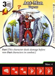 Ant-Man - Voyeur - Civil War - Dice Masters card