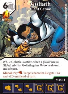 Goliath - Giant Genius - Civil War - Dice Masters card