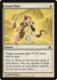 Stand Firm - Fifth Dawn - Magic: The Gathering card