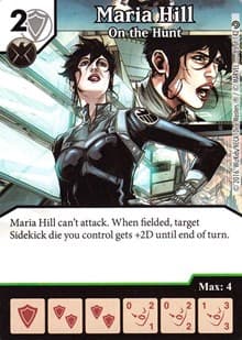 Maria Hill - On the Hunt - Civil War - Dice Masters card