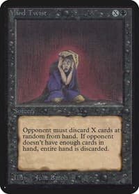 Mind Twist - Alpha Edition - Magic: The Gathering card
