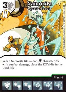 Namorita - Aquatic Beauty - Civil War - Dice Masters card