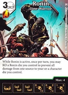 Ronin - Lone Warrior - Civil War - Dice Masters card