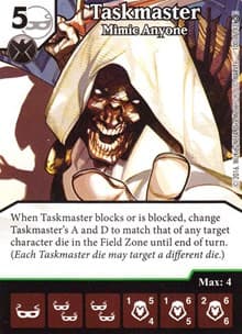 Taskmaster - Mimic Anyone - Civil War - Dice Masters card