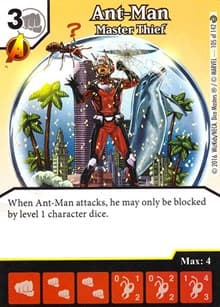 Ant-Man - Master Thief - Civil War - Dice Masters card