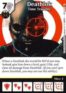 Deathlok - Time Traveler - Civil War - Dice Masters card