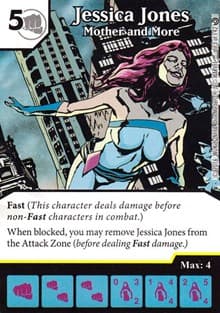 Jessica Jones - Mother and More - Civil War - Dice Masters card
