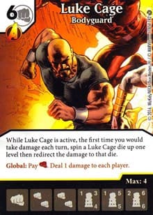 Luke Cage - Bodyguard - Civil War - Dice Masters card