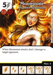 Moonstone - Hypnotic Suggestion - Civil War - Dice Masters card
