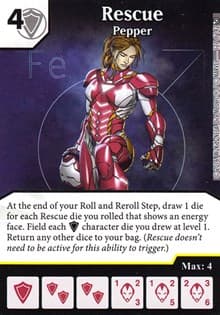 Rescue - Pepper - Civil War - Dice Masters card