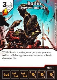 Ronin - Between Employers - Civil War - Dice Masters card