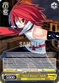 "Devil Buster" Adell - Disgaea - Weiss Schwarz card