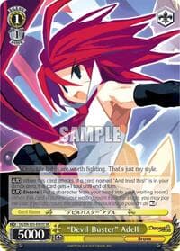 "Devil Buster" Adell (SR) - Disgaea - Weiss Schwarz card