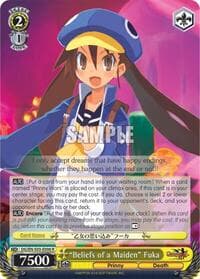 "Beliefs of a Maiden" Fuka - Disgaea - Weiss Schwarz card