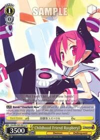 Childhood Friend Raspberyl - Disgaea - Weiss Schwarz card
