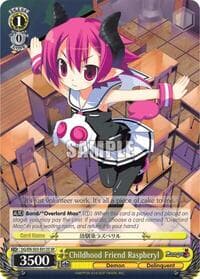 Childhood Friend Raspberyl (SR) - Disgaea - Weiss Schwarz card