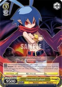 Overlord Laharl - Disgaea - Weiss Schwarz card