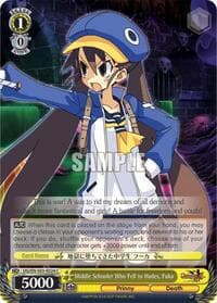 Middle Schooler Who Fell to Hades, Fuka - Disgaea - Weiss Schwarz card