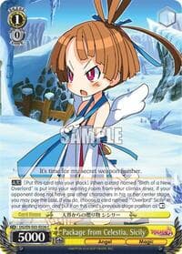 Package from Celestia, Sicily - Disgaea - Weiss Schwarz card