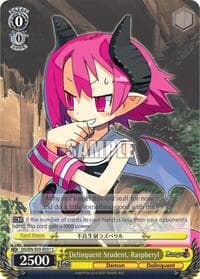 Delinquent Student, Raspberyl - Disgaea - Weiss Schwarz card