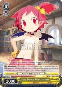 Sexy Demon Wish, Hanako - Disgaea - Weiss Schwarz card