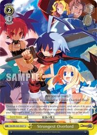Strongest Overlord - Disgaea - Weiss Schwarz card