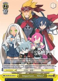 Important... Allies? - Disgaea - Weiss Schwarz card