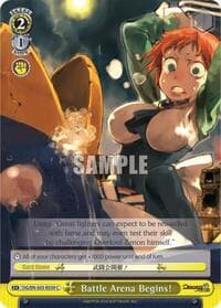 Battle Arena Begins! - Disgaea - Weiss Schwarz card
