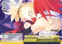 And trust this! - Disgaea - Weiss Schwarz card