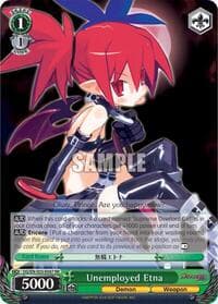 Unemployed Etna - Disgaea - Weiss Schwarz card
