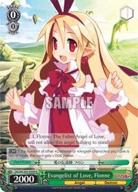 Evangelist of Love, Flonne - Disgaea - Weiss Schwarz card