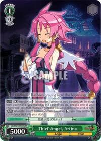 Thief Angel, Artina - Disgaea - Weiss Schwarz card